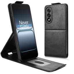 SKALO OnePlus Nord 5 Pysty PU-nahka Suojakuori - Musta