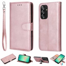 SKALO Samsung A17 2-in-1 Magneettinen Irrotettava Lompakkokotelo - Ruusukulta