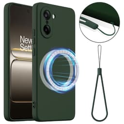 SKALO OnePlus Nord CE5 Ultratyndt Silikonecover - Grøn