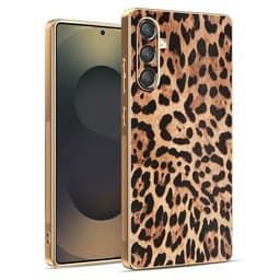 SKALO Samsung A17 Leopard Suojakuori - Ruskea
