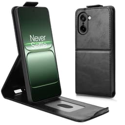 SKALO OnePlus Nord CE5 Pysty PU-nahka Suojakuori - Musta