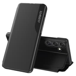 SKALO Samsung A17 Clear View Window Fodral - Svart