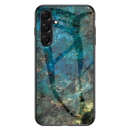 SKALO Samsung A17 Marmori Karkaistu Lasi TPU Suojakuori - #3