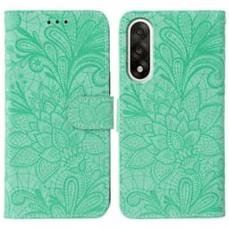 SKALO OnePlus Nord 5 Mandala Blomst Flip Cover - Grøn