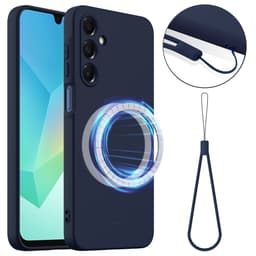 SKALO Samsung A17 Erittäin ohut silikonikuori - Tummansininen