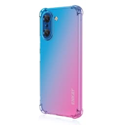 SKALO OnePlus Nord CE5 ENKAY Gradient Extra strong TPU Suojakuori - Sininen-Pinkki