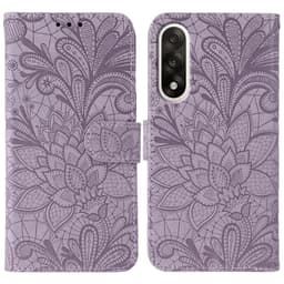 SKALO OnePlus Nord 5 Mandala Kukka Lompakkokotelo - Violetti