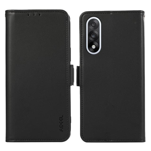 SKALO OnePlus Nord 5 ABEEL PU-Læder Flip Cover - Sort