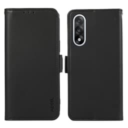 SKALO OnePlus Nord 5 ABEEL PU-Nahka Lompakkokotelo - Musta