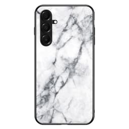 SKALO Samsung A17 Marmori Karkaistu Lasi TPU Suojakuori - #1