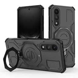 SKALO OnePlus Nord 5 Armor Roterbar Ring Skal - Svart