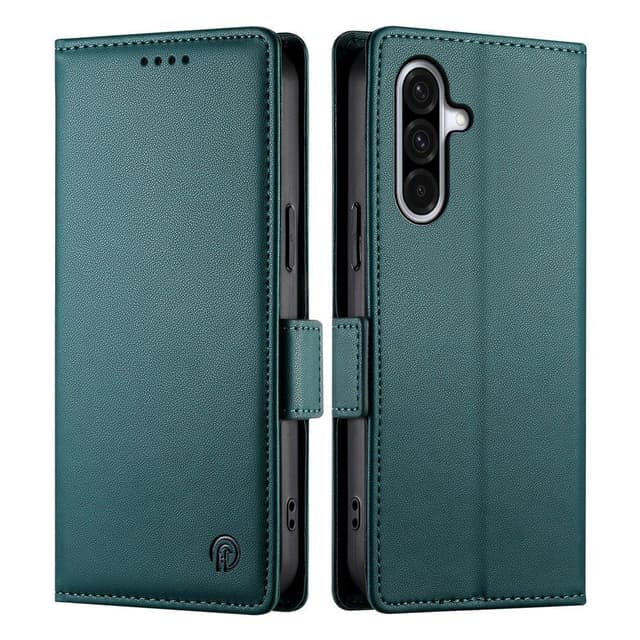 SKALO Samsung A17 PU-læder Flip Cover - Grøn