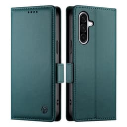 SKALO Samsung A17 PU-Läder Plånboksfodral - Grön