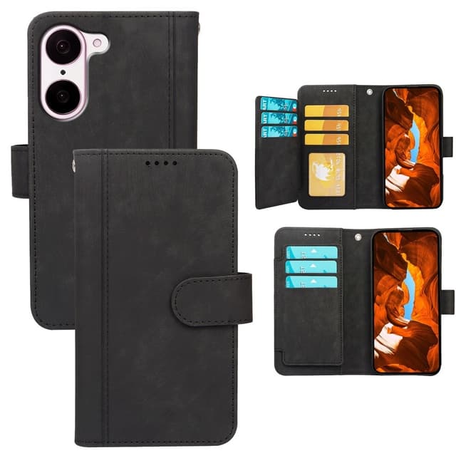 SKALO OnePlus Nord CE5 9-FACK Plånboksfodral - Svart