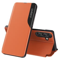 SKALO Samsung A17 Clear View Window Fodral - Orange