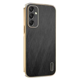 SKALO Samsung A17 KADEM Guldkant Skal - Svart