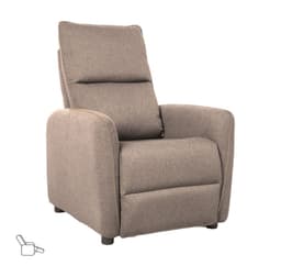 Lenestol ZAC med push-back-mekanisme, beige
