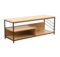 TV-bord DIMITRA 120x40xH45cm, rustikt/svart