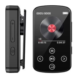 1,54"" berøringsskjerm MP4-spiller Bluetooth FM-radio E-bokleser Stemmeopptaker + 64 GB