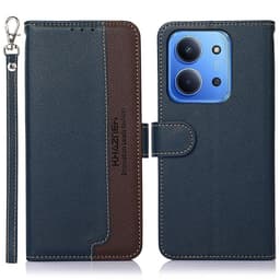 KHAZNEH Pung etui til Xiaomi Redmi 15C - Blå/Brun