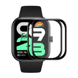 Til Xiaomi Redmi Watch Move 2stk Skjermbeskytter ENKAY 3D Buet PC + PMMA Ulraklar Film - Svart