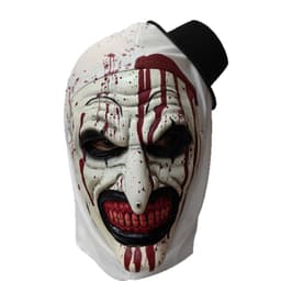 Eksklusiv Art The Clown Terrifier Skrækmaske Maskerade Maskerademaske i blødt materiale