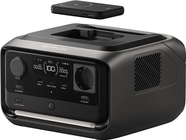 EcoFlow River 3 Plus trådlös bärbar kraftstation