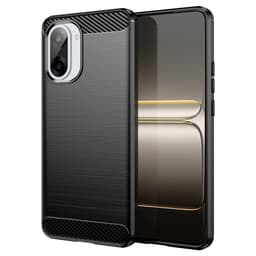 SKALO OnePlus Nord CE5 Armor Carbon Suojakuori - Musta