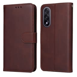 SKALO OnePlus Nord 5 PU-nahka Lompakkokotelo - Ruskea