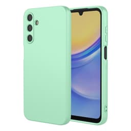 SKALO Samsung A17 Ultraohut TPU Suojakuori - Vaaleanvihreä