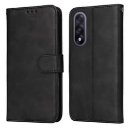 SKALO OnePlus Nord 5 PU-nahka Lompakkokotelo - Musta