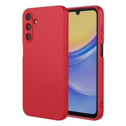 SKALO Samsung S25 FE Ultraohut TPU Suojakuori - Punainen