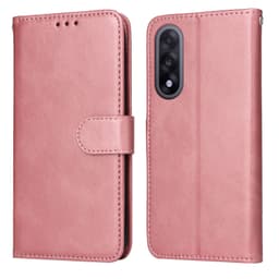 SKALO OnePlus Nord 5 PU-nahka Lompakkokotelo - Pinkki