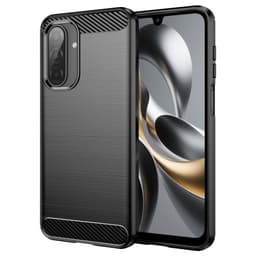 SKALO Samsung A17 Armor Carbon Suojakuori - Musta