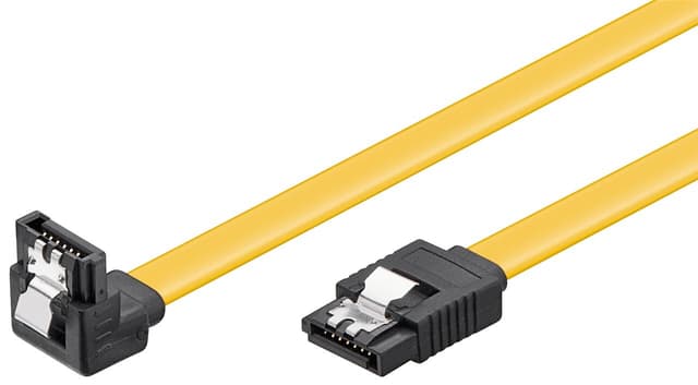 PC-datakabel, 6 Gbit/s, 90°-klämma