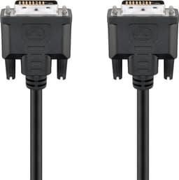 DVI-D Full HD-kabel Dual Link, Nikkel