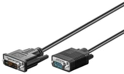 DVI-A/VGA Full HD-kabel, förnicklad