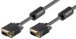 Full HD SVGA-monitorkabel, Guldpläterad
