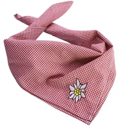 Halstørklæde med blomst