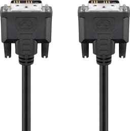DVI-D Full HD-kabel Single Link, forniklet