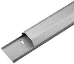 Halvrund kabelkanal i aluminium