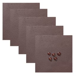 5-delad läderreparationstejp Självhäftande läderreparationslapp DarkBrown