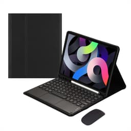 Bluetooth-tastaturcover - Midnatsort med opgraderet touchpad-tastatur, kompatibelt med Samsung S9U/S10 Ultra 14,6 tommer