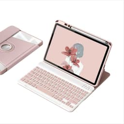 360° Kääntyvä Bluetooth-näppäimistökotelo, yhteensopiva Huawei MatePad 11 (2021) - Pinkki