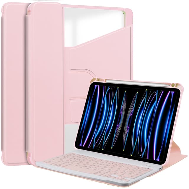 360° Roterande Ställ Bluetooth Tangentbordsfodral för iPad 11 (A16) 20
