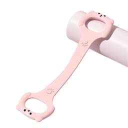 Pink Deer 8-formede motstandsbånd for yoga og fitness Mørk rosa