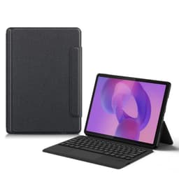 2-i-1 Tastaturveske med Touchpad Kompatibel med Lenovo Idea Tab Pro 2025 12.7-tommer (2025) - Svart