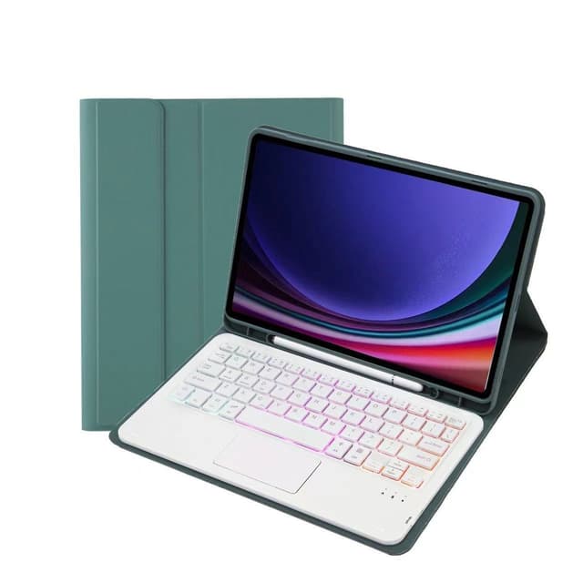 BLÅTAND TANGENTBORDSFODRAL MED TOUCH FÖR SAMSUNG GALAXY TAB S7 FE 1