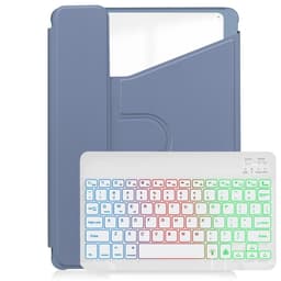 360° Roterende Stativ Bluetooth Tastaturveske Kompatibel med iPad 11 (A16) 2025 / iPad 10. generasjon 10.9'' 2022 - Lavendel Lilla