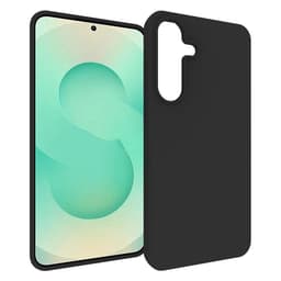 SKALO Samsung S25 FE Mattamusta Ultrahohut TPU Suojakuori - Musta